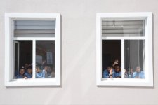Şamaxının Hacıqədirli kəndində Heydər Əliyev Fondu tərəfindən inşa olunan yeni məktəb binası istifadəyə verilib (FOTO)