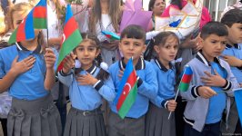 Xocalıda da ilk zəng çalındı (FOTO)