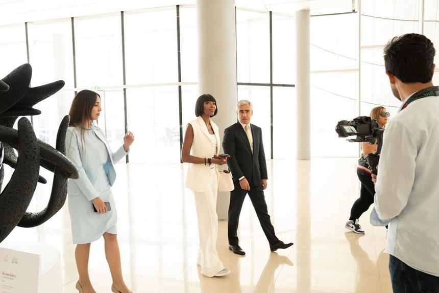 Naomi Kempbell Azərbaycana səfəri ilə bağlı paylaşım edib (FOTO/VIDEO)
