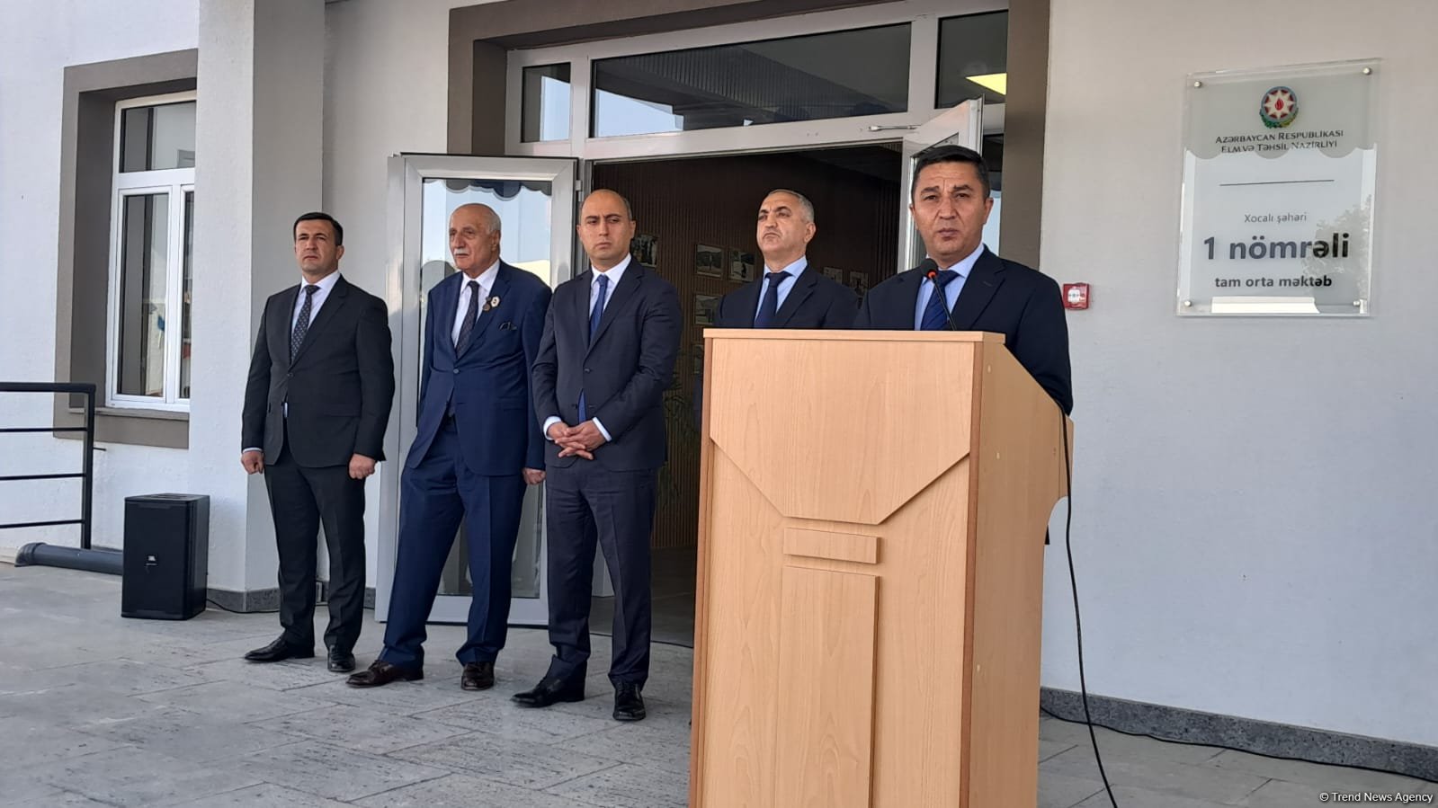 Xocalıda da ilk zəng çalındı (FOTO)