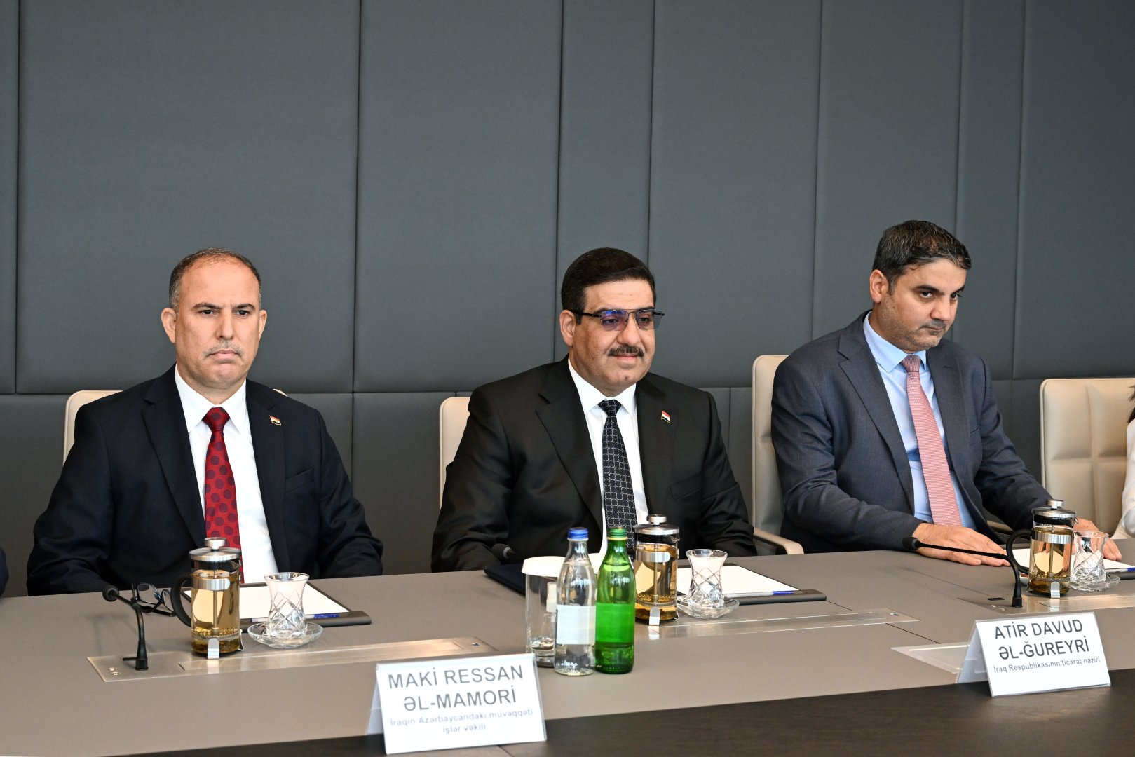 İraqın ticarət naziri ilə görüş keçirilib (FOTO)