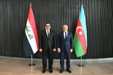 İraqın ticarət naziri ilə görüş keçirilib (FOTO)