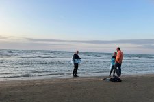 Dünyaca məşhur səyyahlar Xəzəri üzərək keçiblər (FOTO)