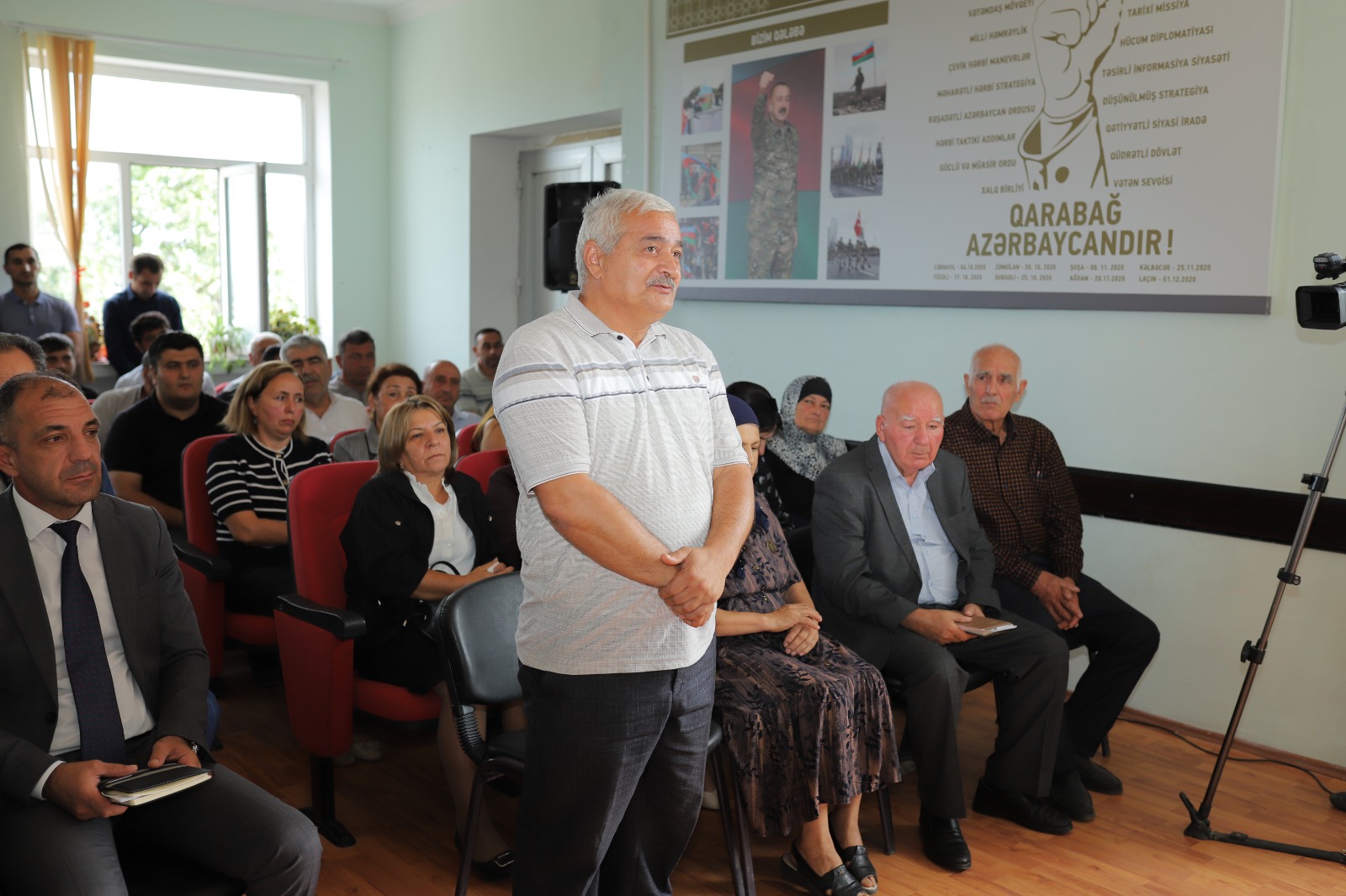 Xaçmazın Gödəkli kəndində sakinlərin müraciət və təklifləri dinlənilib (FOTO)