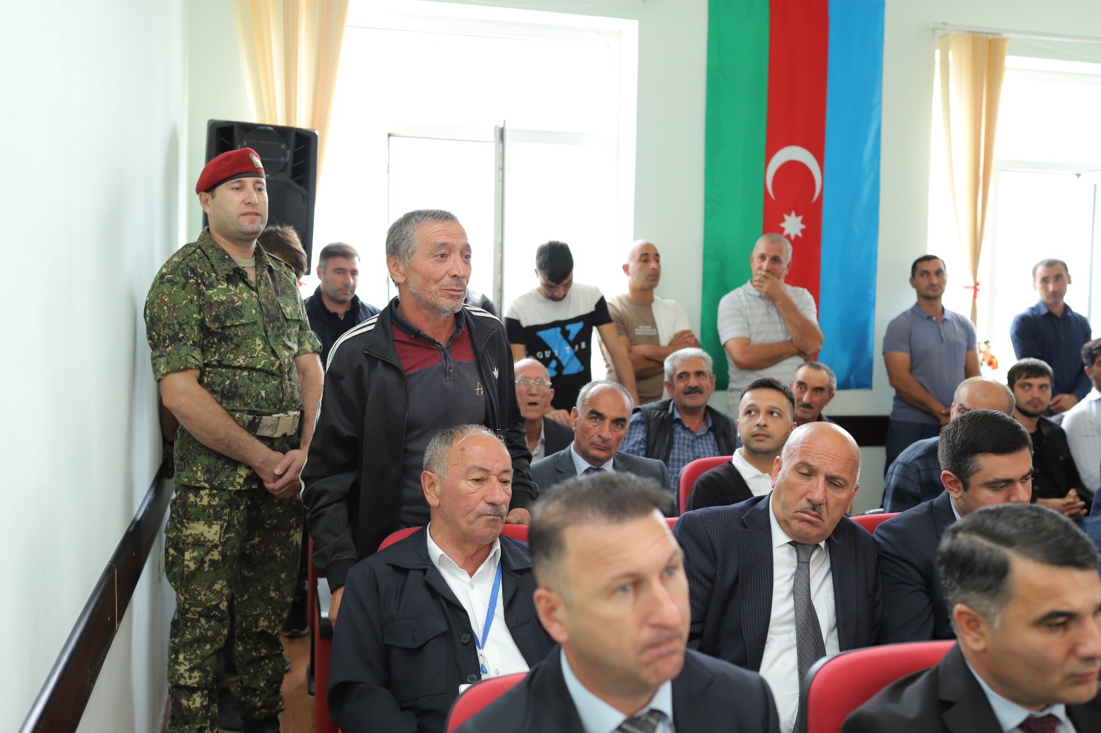 Xaçmazın Gödəkli kəndində sakinlərin müraciət və təklifləri dinlənilib (FOTO)