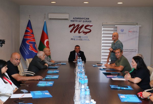 “Azərbaycan media landşaftı üzrə məlumat bazasının yaradılması” layihəsi üzrə üçüncü toplantı keçirilib