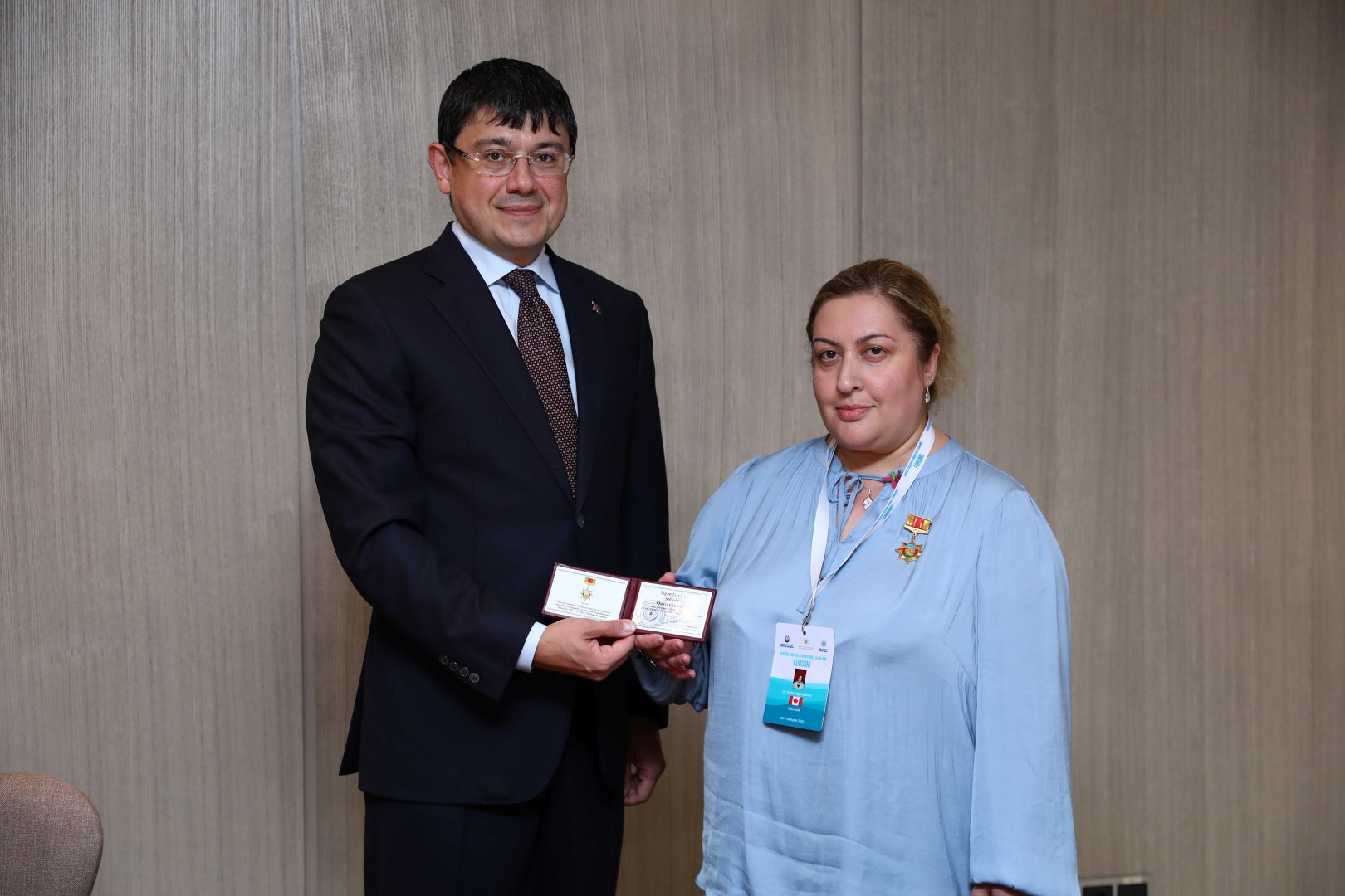 Azərbaycanlı alimlərə medallar təqdim olunub (FOTO)