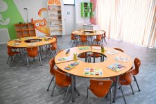 Heydər Əliyev Fondunun vitse-prezidenti Leyla Əliyeva “Kəpənək” uşaq bağçasının açılışında iştirak edib (FOTO)