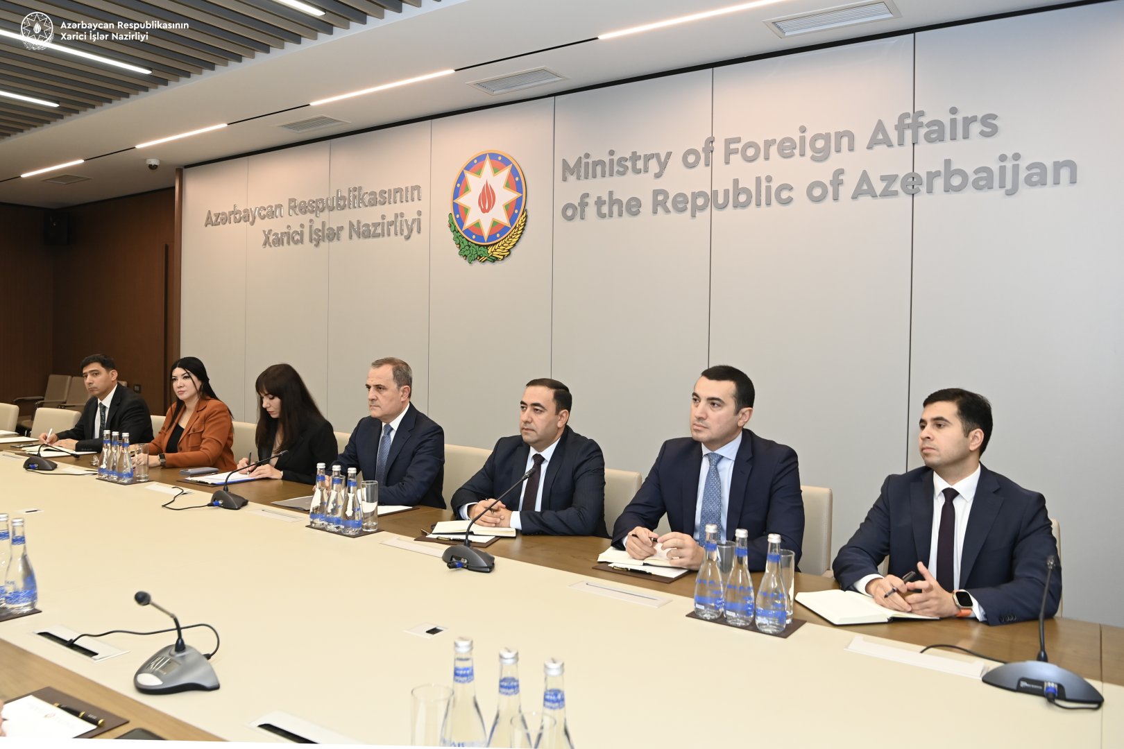 Ceyhun Bayramov ABŞ rəsmisi ilə Azərbaycan və Ermənistan arasında normallaşma prosesini müzakirə edib (FOTO)