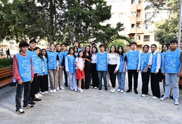 Heydər Əliyev Fondunun vitse-prezidenti Leyla Əliyeva növbəti abad həyətinin sakinlərin istifadəsinə verilməsində iştirak edib (FOTO)