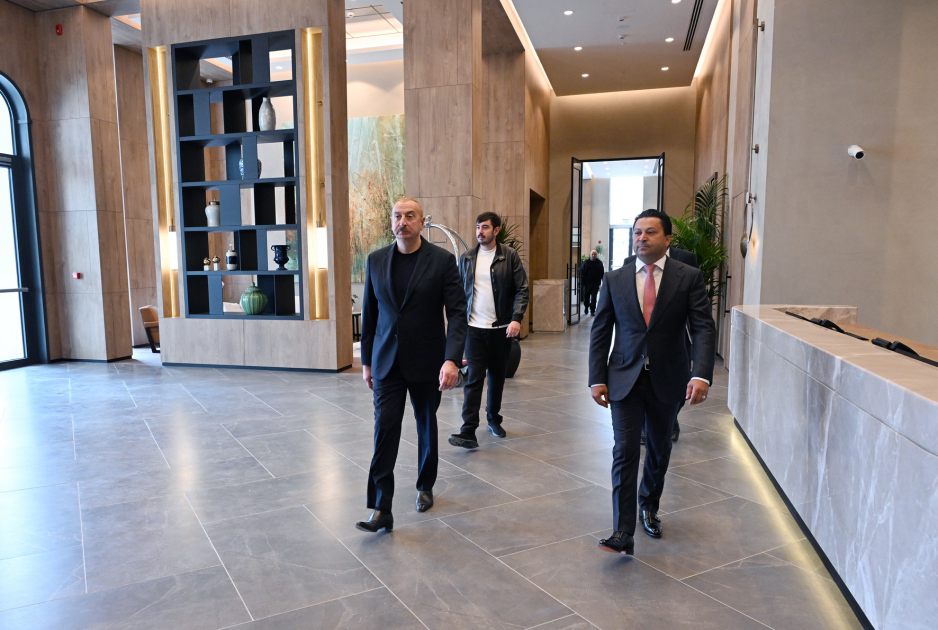 Prezident İlham Əliyev “Aghdam City Hotel”in açılışında iştirak edib (YENİLƏNİB) (FOTO/VİDEO)