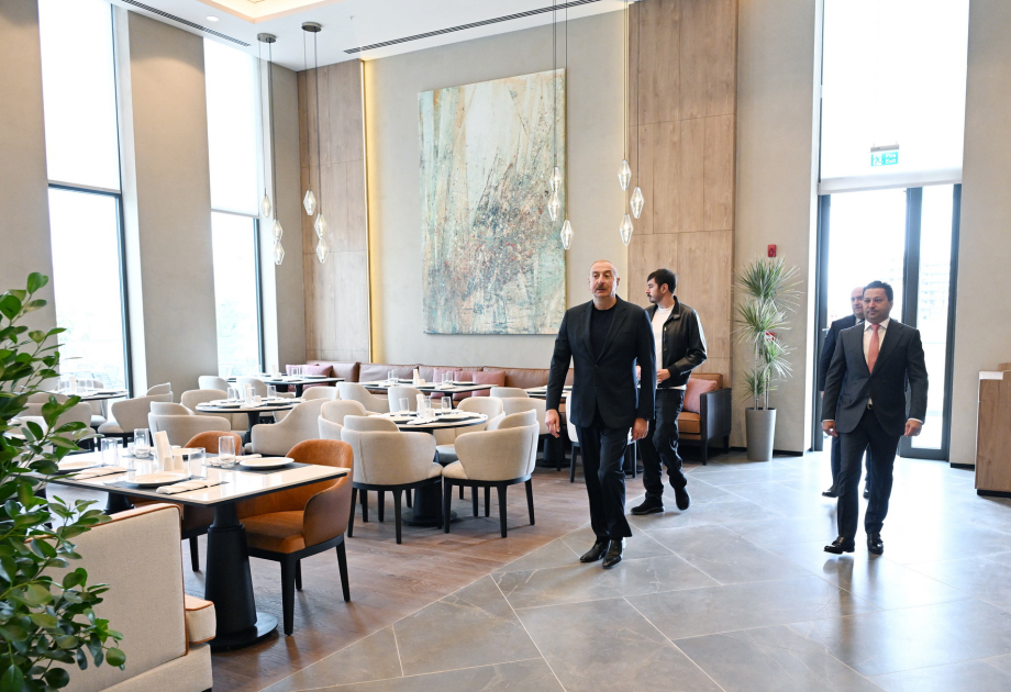 Prezident İlham Əliyev “Aghdam City Hotel”in açılışında iştirak edib (YENİLƏNİB) (FOTO/VİDEO)