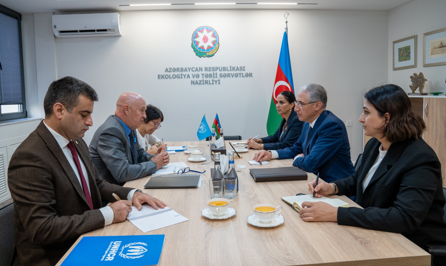 Muxtar Babayev BMT nümayəndəsi ilə COP29-la bağlı hazırlıq tədbirlərini müzakirə edib
