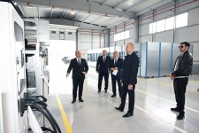 Prezident İlham Əliyev Ağdam Sənaye Parkında görülən işlərlə tanış olub, yeni zavodların açılışlarında iştirak edib (YENİLƏNİB) (FOTO/VİDEO)