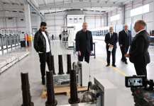 Prezident İlham Əliyev Ağdam Sənaye Parkında görülən işlərlə tanış olub, yeni zavodların açılışlarında iştirak edib (YENİLƏNİB) (FOTO/VİDEO)