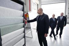 Prezident İlham Əliyev Ağdam Sənaye Parkında görülən işlərlə tanış olub, yeni zavodların açılışlarında iştirak edib (YENİLƏNİB) (FOTO/VİDEO)
