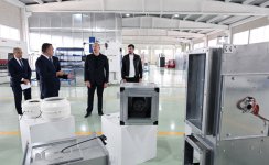 Prezident İlham Əliyev Ağdam Sənaye Parkında görülən işlərlə tanış olub, yeni zavodların açılışlarında iştirak edib (YENİLƏNİB) (FOTO/VİDEO)