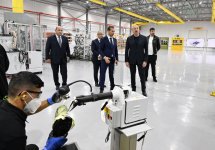 Prezident İlham Əliyev Ağdam Sənaye Parkında görülən işlərlə tanış olub, yeni zavodların açılışlarında iştirak edib (YENİLƏNİB) (FOTO/VİDEO)