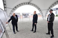 Prezident İlham Əliyev Ağdamın Kəngərli kəndində aparılan bərpa işləri ilə tanış olub (YENİLƏNİB) (FOTO/VİDEO)