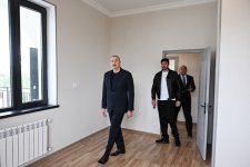 Prezident İlham Əliyev Ağdamın Kəngərli kəndində aparılan bərpa işləri ilə tanış olub (YENİLƏNİB) (FOTO/VİDEO)