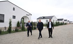 Prezident İlham Əliyev Ağdamın Kəngərli kəndində aparılan bərpa işləri ilə tanış olub (YENİLƏNİB) (FOTO/VİDEO)