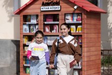 “Kitab köşkü” – “AzerGold” QSC-dən daha bir maarifləndirici layihə (FOTO/VİDEO)