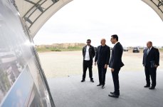 Prezident İlham Əliyev Ağdam şəhərində “İmarət” stadionunun təməlini qoyub (YENİLƏNİB) (FOTO/VİDEO)