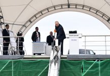 Prezident İlham Əliyev Ağdam şəhərində “İmarət” stadionunun təməlini qoyub (YENİLƏNİB) (FOTO/VİDEO)
