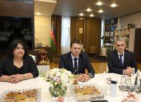 Fərid Qayıbov Avropa Stolüstü Tennis Birliyinin icraçı prezidenti ilə görüşüb (FOTO)