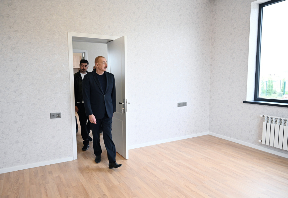 Prezident İlham Əliyev Ağdamın Xıdırlı kəndində görülən bərpa işləri ilə tanış olub (YENİLƏNİB) (FOTO/VİDEO)