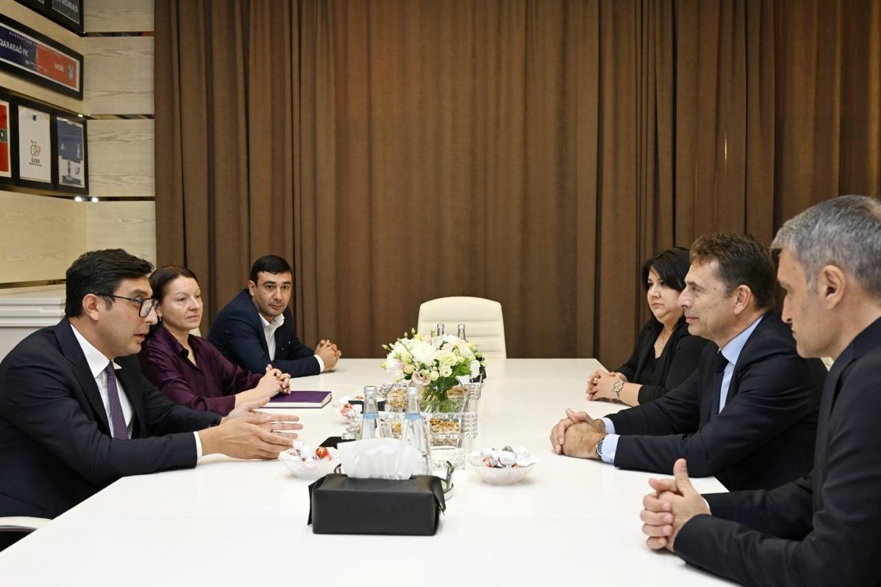Fərid Qayıbov Avropa Stolüstü Tennis Birliyinin icraçı prezidenti ilə görüşüb (FOTO)