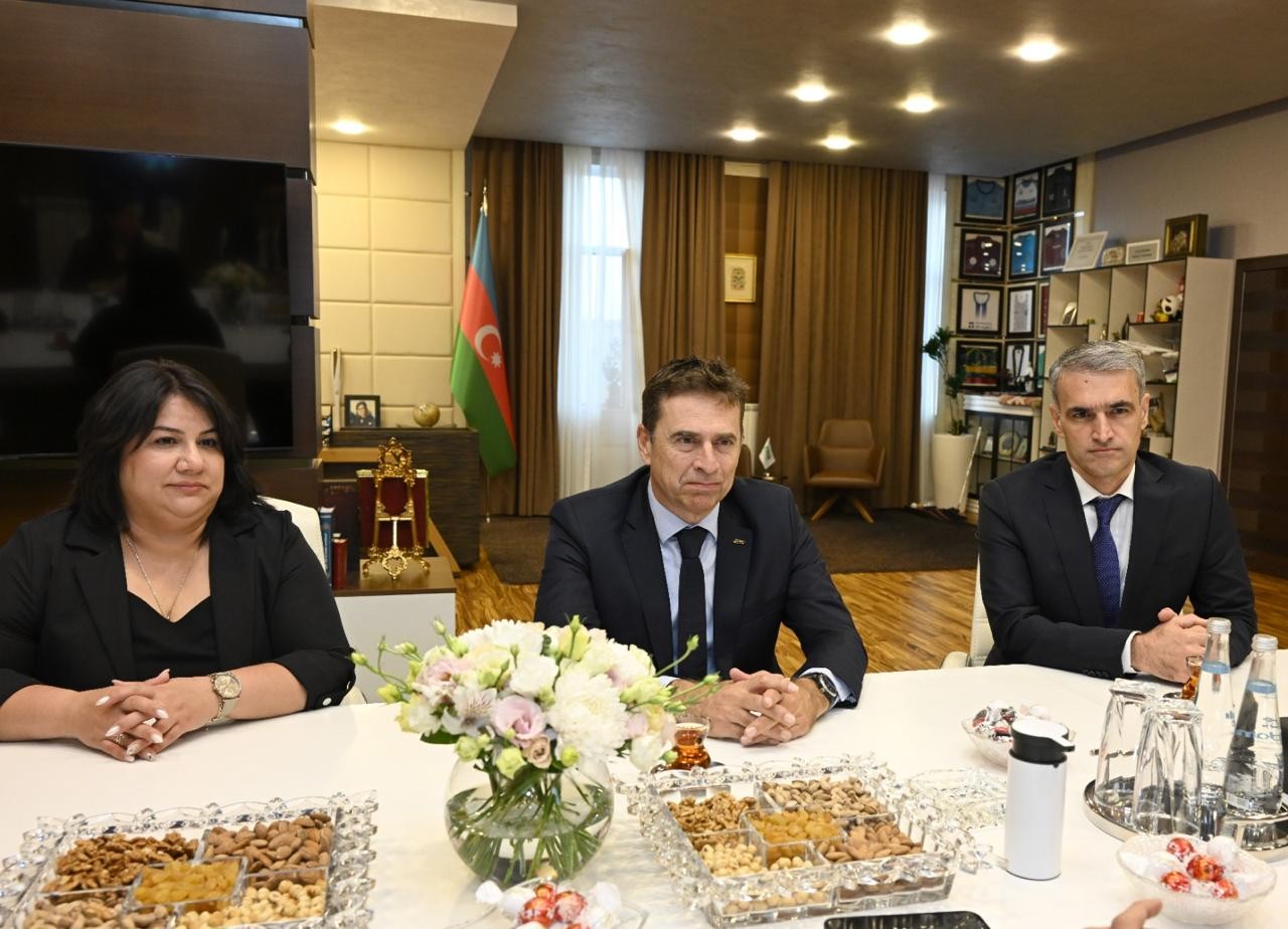 Fərid Qayıbov Avropa Stolüstü Tennis Birliyinin icraçı prezidenti ilə görüşüb (FOTO)