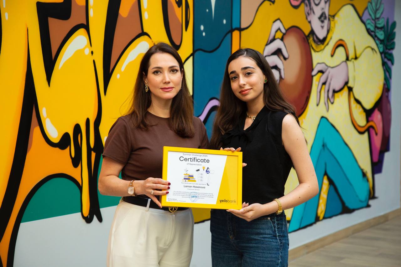 Yelo Bank-ın yay təcrübə proqramı uğurla başa çatdı (FOTO)