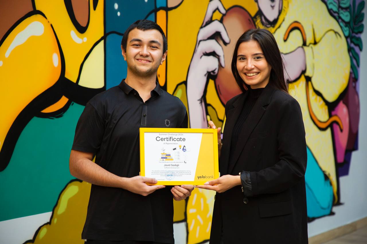 Yelo Bank-ın yay təcrübə proqramı uğurla başa çatdı (FOTO)