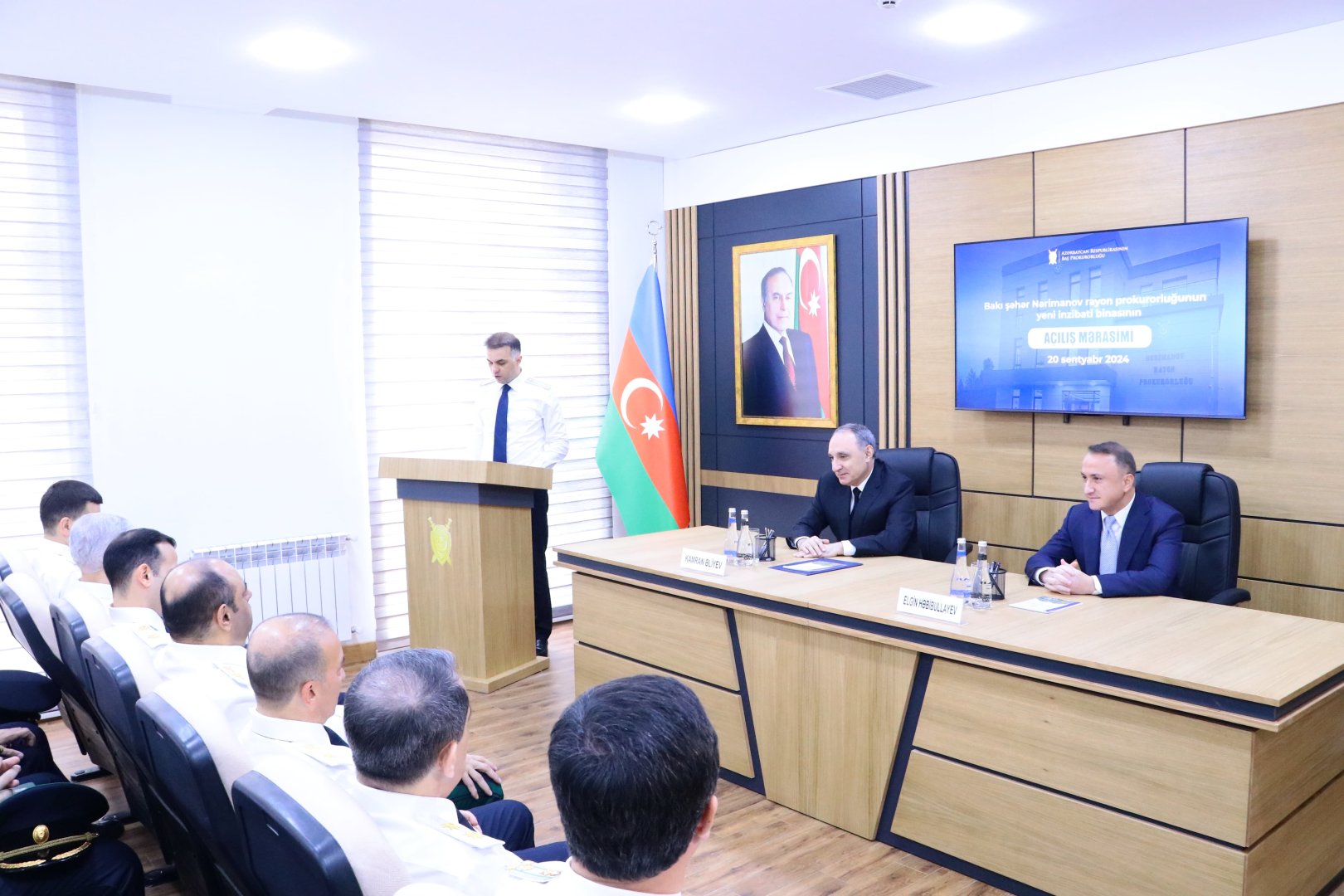 Nərimanov rayon prokurorluğunun yeni inzibati binasının açılışı olub
