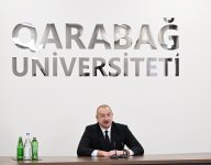 Prezident İlham Əliyev Qarabağ Universitetinin təmirdən sonra açılışında iştirak edib (FOTO/VİDEO) (YENİLƏNİB-4)
