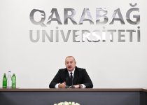 Prezident İlham Əliyev Qarabağ Universitetinin təmirdən sonra açılışında iştirak edib (FOTO/VİDEO) (YENİLƏNİB-4)