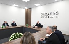 Prezident İlham Əliyev Qarabağ Universitetinin təmirdən sonra açılışında iştirak edib (FOTO/VİDEO) (YENİLƏNİB-4)