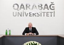 Prezident İlham Əliyev Qarabağ Universitetinin təmirdən sonra açılışında iştirak edib (FOTO/VİDEO) (YENİLƏNİB-4)