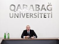 Prezident İlham Əliyev Qarabağ Universitetinin təmirdən sonra açılışında iştirak edib (FOTO/VİDEO) (YENİLƏNİB-4)