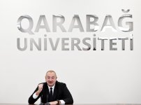 Prezident İlham Əliyev Qarabağ Universitetinin təmirdən sonra açılışında iştirak edib (FOTO/VİDEO) (YENİLƏNİB-4)