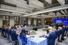 Bakıda "Avrasiya Nəqliyyat Marşrutu"nun yaradılması ilə bağlı Dövlətlərin dəmiryolu administrasiyaları rəhbərlərinin konsultativ görüşü keçirilib (FOTO) (ƏLAVƏ OLUNUB)