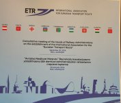 Bakıda "Avrasiya Nəqliyyat Marşrutu"nun yaradılması ilə bağlı Dövlətlərin dəmiryolu administrasiyaları rəhbərlərinin konsultativ görüşü keçirilib (FOTO) (ƏLAVƏ OLUNUB)