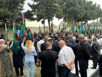 Şəhid Mübariz Məmmədovun nəşinin qalıqları dəfn edildi (FOTO)