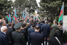 Şəhid Mübariz Məmmədovun nəşinin qalıqları dəfn edildi (FOTO)