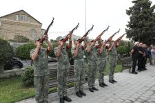 Şəhid Mübariz Məmmədovun nəşinin qalıqları dəfn edildi (FOTO)