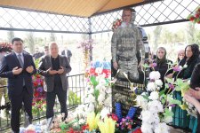 Antiterror tədbirləri zamanı şəhidlik zirvəsinə ucalan Vüsal Rüstəmovun ildönümü qeyd olunub (FOTO)