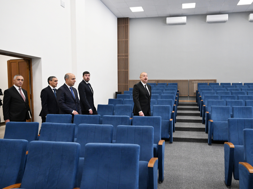 Prezident İlham Əliyev Qarabağ Universitetinin təmirdən sonra açılışında iştirak edib (FOTO/VİDEO) (YENİLƏNİB-4)
