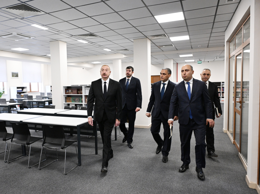 Prezident İlham Əliyev Qarabağ Universitetinin təmirdən sonra açılışında iştirak edib (FOTO/VİDEO) (YENİLƏNİB-4)