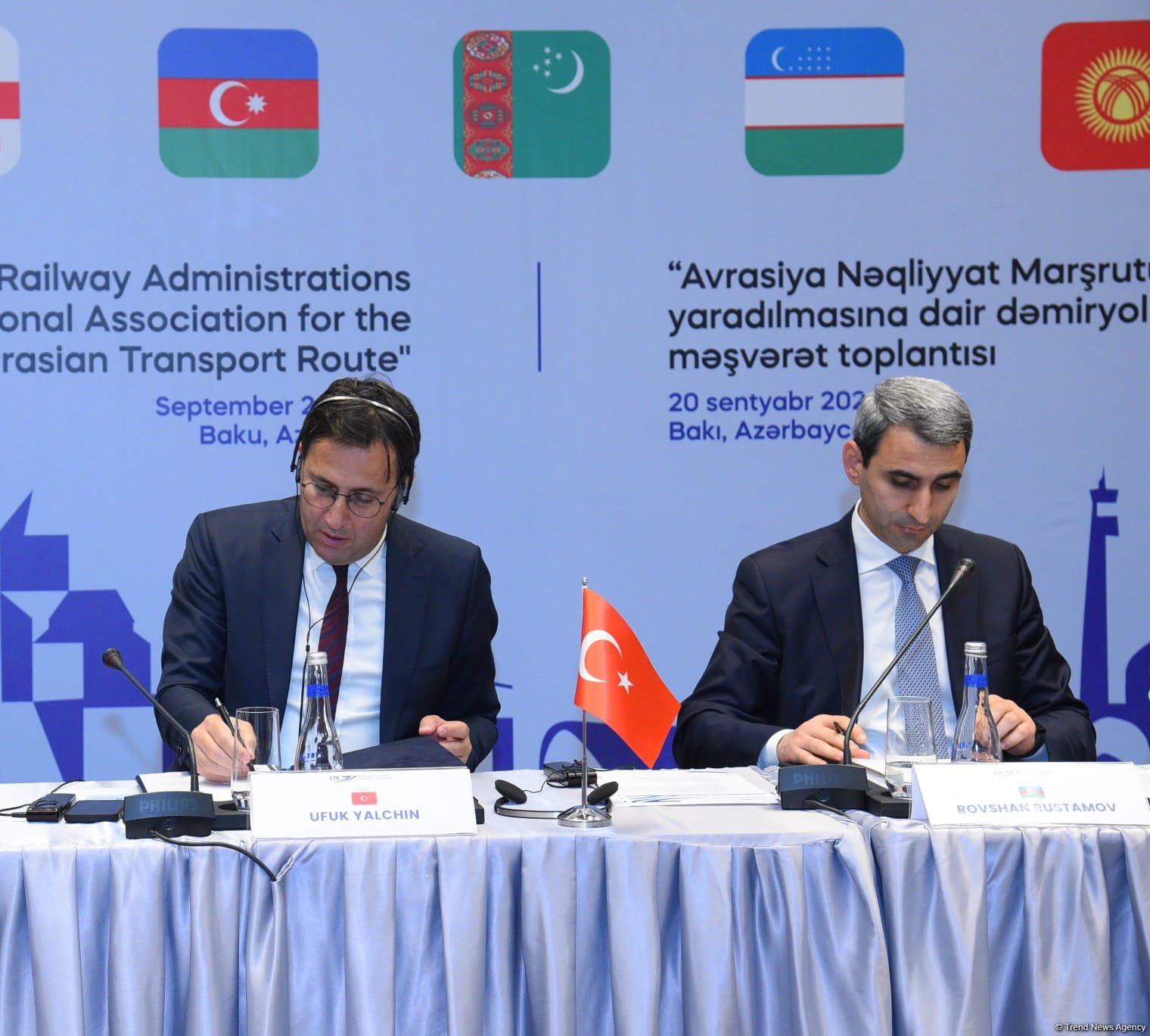 "Avrasiya Nəqliyyat Marşrutu" Beynəlxalq Assosiasiyasının yaradılması ilə bağlı ilə bağlı konsultativ görüşün nəticələri üzrə protokol imzalanıb (FOTO)